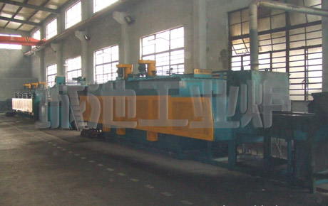 No-muffle roller mesh belt furnace heat treatment production