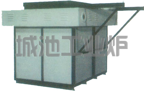 Externally heat furnace nitrate salt bath furnace