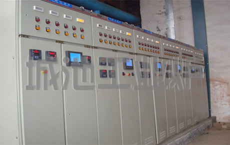 Industrial heat treatment furnace control cabinet