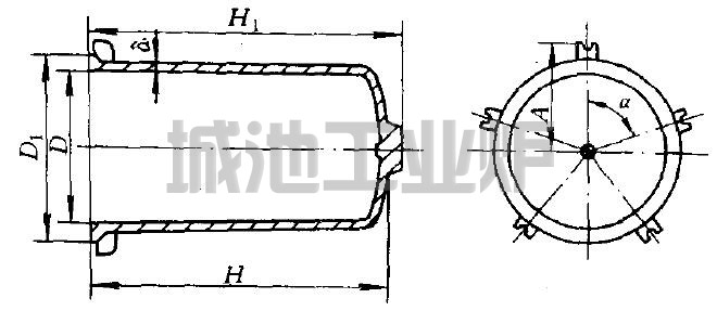 井式气体渗碳炉用炉罐规格参数